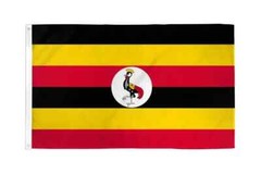 Uganda 3x5ft Poly Flag International Ugandans Country Flag of Uganda