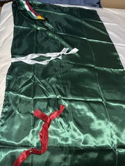 Large Mexico Satin Flag 58×37 Patriotic Mexican Banner Made In Mexico