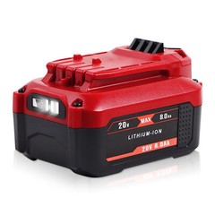 2PACK 20V 8.0AH For Craftsman 20 Volt MAX Li-ion Battery CMCB204 CMCB202 CMCB201