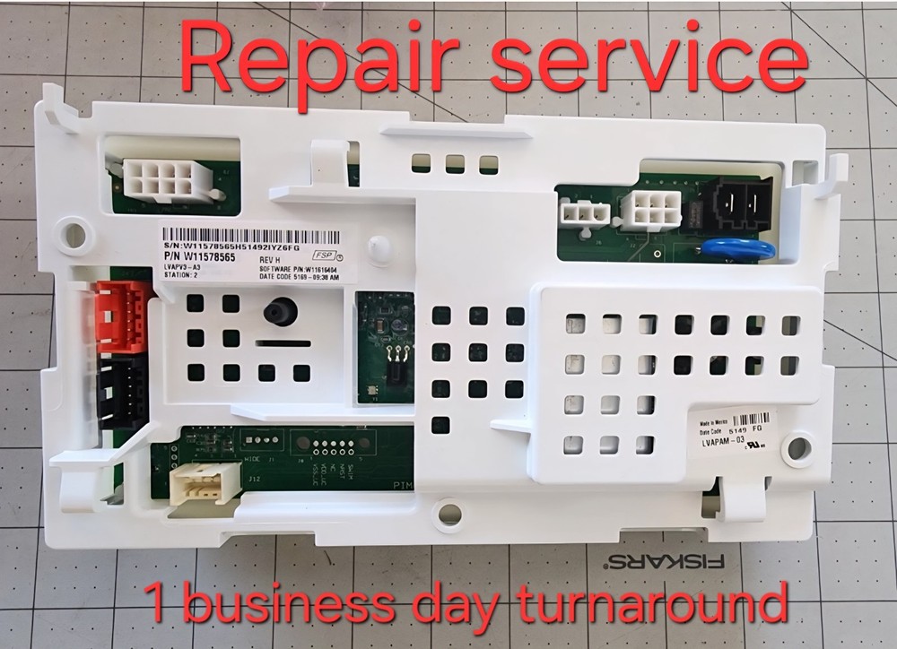 REPAIR SERVICE W11603810 Whirlpool Amana Maytag Washer board READ DESCRIPTION