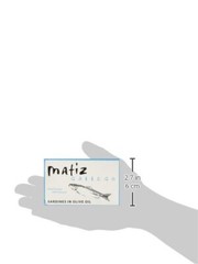 Matiz Sardines in Olive Oil 4.2 Ounce Can Pack of 5 Spanish Gourmet Wild Caug…