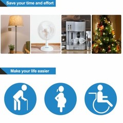 DEWENWILS Indoor Remote Control Electrical Outlet Plug Wireless On Off Switch
