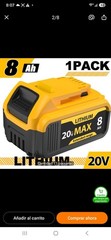 20V MAX 9Ah Lithium-Ion (Li-Ion) Power Tool Battery Pack, Yellow