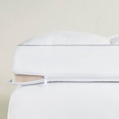 King Premium Cooling 4″ Dual Layer Memory Foam Mattress Topper – Casaluna
