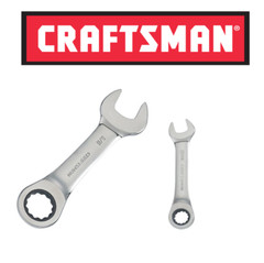 Craftsman SAE or Metric Stubby Ratcheting Combination Wrench Set Choose a Size