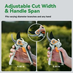 PrunePro Pruning Shears Gardening Scissors Set Professional Hand Pruner Sharp…