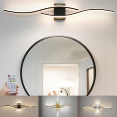 Modern LED Vanity Light Bathroom Light Fixture Over Mirror with Remote Control