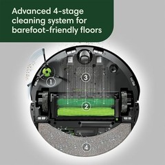 IROBOT ROOMBA COMBO 10 MAX ROBOT VACUUM AND MOP AUTOWASH DOCK – BLACK