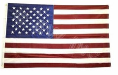 4’x6′ ft American Flag Sewn Stripes Embroidered Stars Brass Grommets USA US U.S.