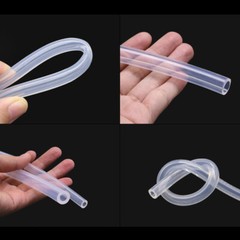 Food Grade Silicone Tube ID 2mm~38mm Hose Clear Soft Rubber High Temp Resistance