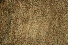 6×8 Hand-Knotted Jute Contemporary Modern Area Rug in Solid Brownish Gold