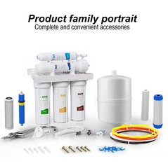 100 GPD Residential Drinking 5 stage Reverse Osmosis System Water USA Filter