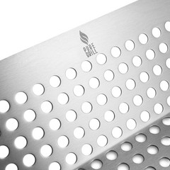 Vegetable Grill Basket – Stainless Steel Barbecue Wok Pan Tray for Grilling
