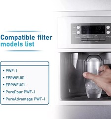 2 Pack New FPPWFU01 PWF-1 Refrige Fit For Frigidaire PurePour Water &Ice Filter