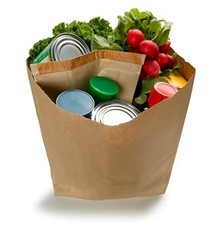 Large Heavy Duty Brown Paper Grocery Bags – 57 lb Basis Weight, 12x7x17 Inch …