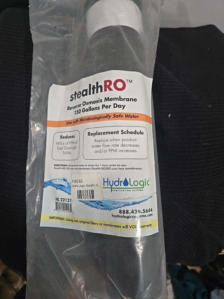 HydroLogic Purification Systems Stealth RO150/300 RO Replacement Membrane…