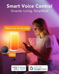 Smart Bedside Lamp 16 m colors Wi-Fi Technology Touch & Voice ALEXA & GOOGLE