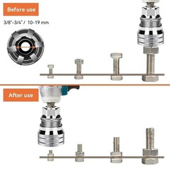 Universal Socket Tool Adjustable Multifunction Wrench Adapter Kit