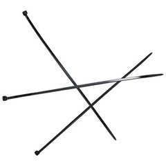 100 pcs BLACK Cable Ties 12″ inch 52lbs, Fantastic Quality, Zip Ties, Nylon Ties