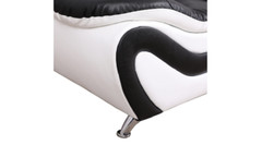 PRICE DROP Black White 2PC Sofa Loveseat Set Contemporary Modern Furniture