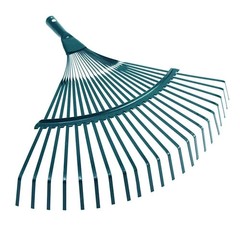 22 Teeth Heavy Duty Steel Metal Rake for Head High Carbon Steel Lawn Leaves