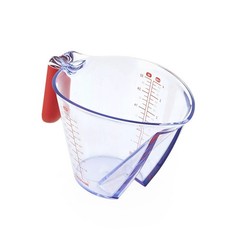 Farberware Pro Angled Measuring Cup, 1 Cup/8 fl. oz. – Red Markings & Handle