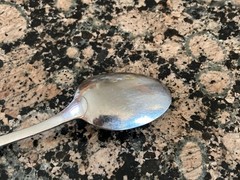 Christofle France Acier Berry Teaspoon Flatware 5 7/8″