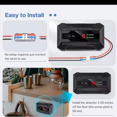 12V RV Carbon Monoxide & Propane Gas Detector Alarm High Sensitivity LPG CO Sens