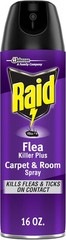 Raid Flea Killer Carpet & Room Spray, Kills hatching 16 Ounce (Pack of 1)