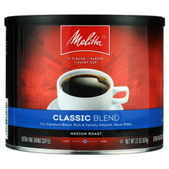 Melitta Classic Roast Caffeinated Canned Coffee 22 oz-free shipping