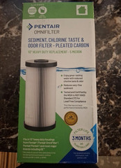 Pentair Omnifilter Sediment, Chlorine Taste & Odor 10″ Carbon FIlter – TO6