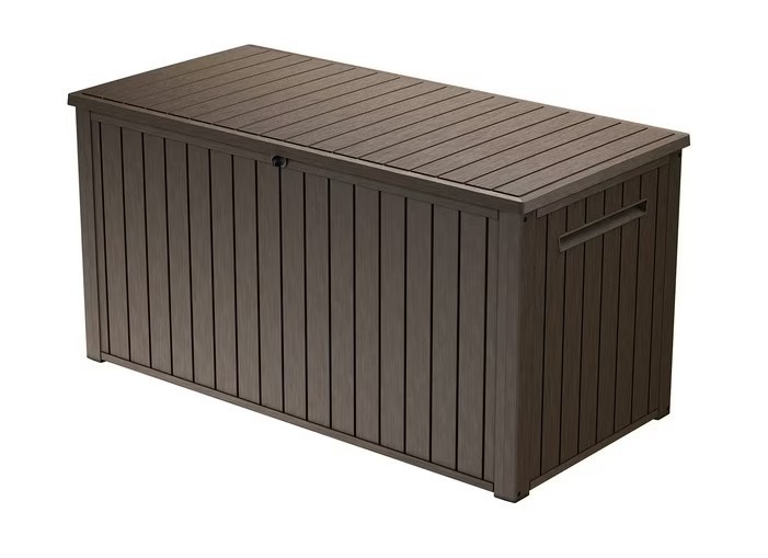 Keter 170 Gal. Resin Deck Box Large Indoor/Outdoor Storage