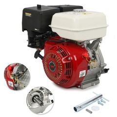 13HP GX390 Engine Recoil Start Horizontal Shaft Low Oil Shutdown OHV Engine USA