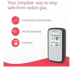 Airthings Corentium Home Digital Radon Gas Detector