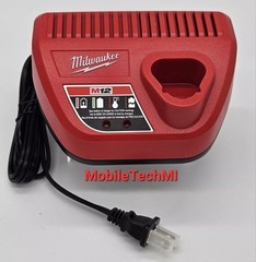 Milwaukee M12 CP2.0 12V 2.0Ah Battery (48-11-2420) & Charger Kit (48-59-2401)