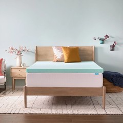 Linenspa WMLS20QQ18GRT 2″ Cooling Gel and Green Tea Infused Memory Foam Mattress