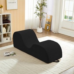 Zafly Yoga Chaise Lounge Indoor, Yoga Chaise, Ergonomic Reading Chair for Adults