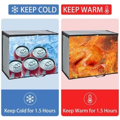 X-Large Insulated Grocery Bag – 30L Reusable Tote for Food Delivery & Shopping