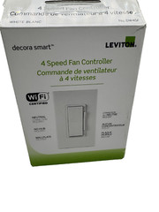 Leviton Decora Smart 4-Speed Fan Controller with Wi-Fi Technology No. DWASF