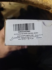 WR55X42465 GE OEM Refrigerator French Door Main Control Board