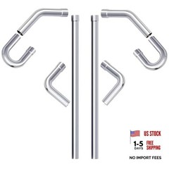 Mandrel Bends 8 Pcs, 2.5 Inches DIY Custom 2.5inch Mixed 8PCS Mild Steel
