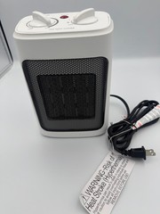 Mainstays 1500W Personal Ceramic Fan-Forced Space Heater – White – WSH10C2AWW