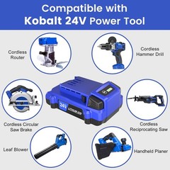 2 Pack 24V 3.0Ah for Kobalt 24 Volt Max Lithium-ion Battery KB624-03 KB524-03