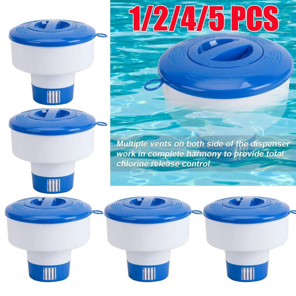 3″ Floating Chlorine Tablet Dispenser 7″ Collapsible Swimming Pool Chemical Tank