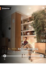 Ensenior 5/6 Inch 5CCT LED Can Lights 12 Pack, Retrofit Led Recessed Lighting…