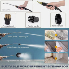 3500W High Temp Steam Cleaner Handheld Car Detailing Household Cleaning Machine