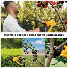 2Pcs N920015 & 1Pcs Na044629 Cordless Pruning Shears Replacement Blades Compatib