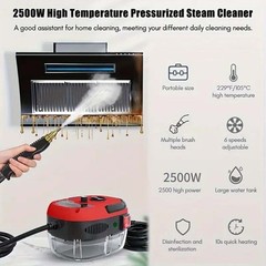 Handheld High Temp Steam Cleaner High Pressure Household Cleaning Machine 2500W