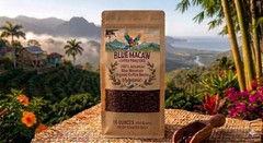 100% Jamaican Blue Mountain & Kona Coffee Beans Medium Roasted 1 Pound Each