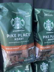6 Bag Lot PIKE Starbucks Medium Roast Coffee Ground 12 Oz New Sealed